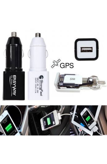 Chargeur allume Cigare Micro Espion GSM/GPS