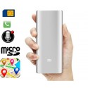 Power Bank Micro GSM/GPS espion - Enregistrement Audio