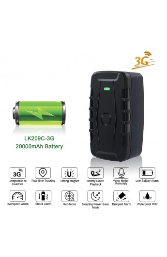 LK GPS Tracker Etanche Magnetique - Hard Batterie 20000 Mah au Maroc